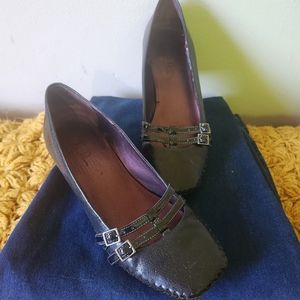 Clark's Comfort Indigo US 7.5 Leather flats